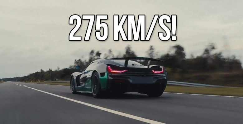 Geri viteste ulaştığı hız ile dünya rekoru kıran araba: Rimac Nevera