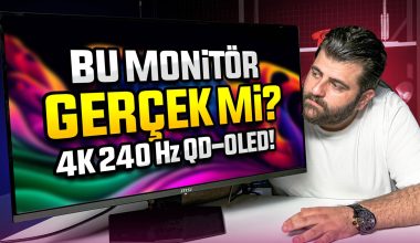 MSI MPG 321URX QD-OLED inceleme! 4K 240 Hz monitör